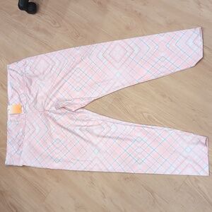 NWT Forever 21 by Shein 4X Pink Plaid Leggings